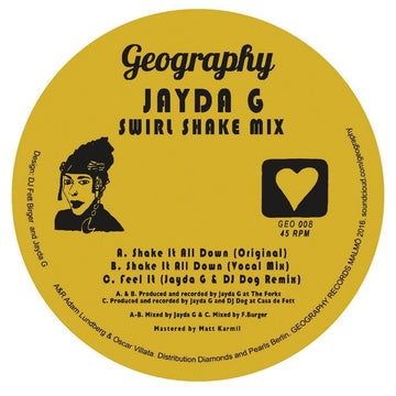 Jayda G - Swirl Shake Mix Vinyl Vinly Record