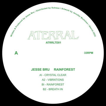 Jesse Bru - Rainforest Vinyl Vinly Record