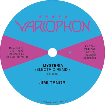 Jimi Tenor - Mysteria (Electric Remix) Vinyl Vinly Record