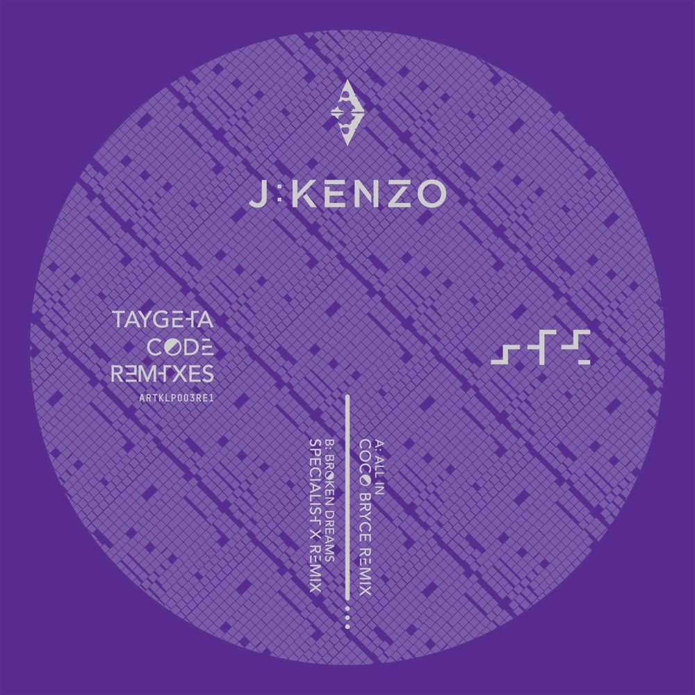 J:Kenzo - Taygeta Code Remixes Pt 1 Vinyl