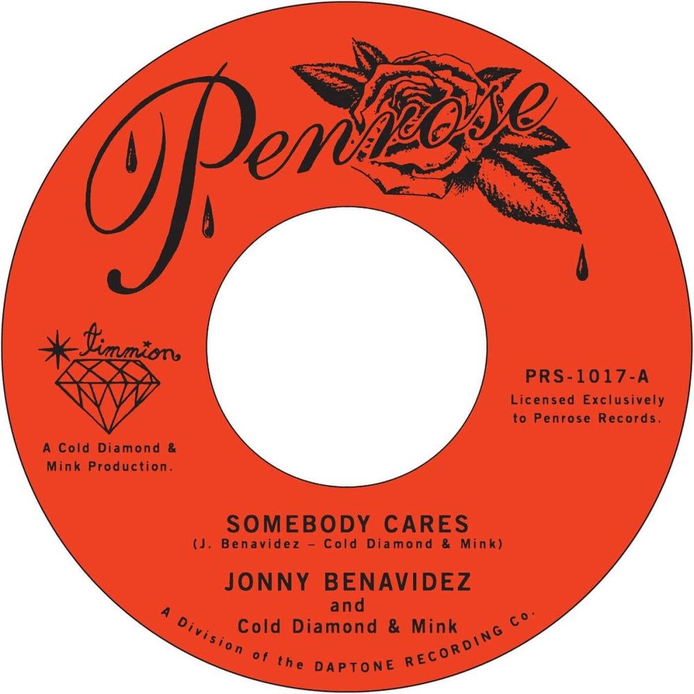 Jonny Benavidez - Somebody Cares / Slow Down Girl Vinyl