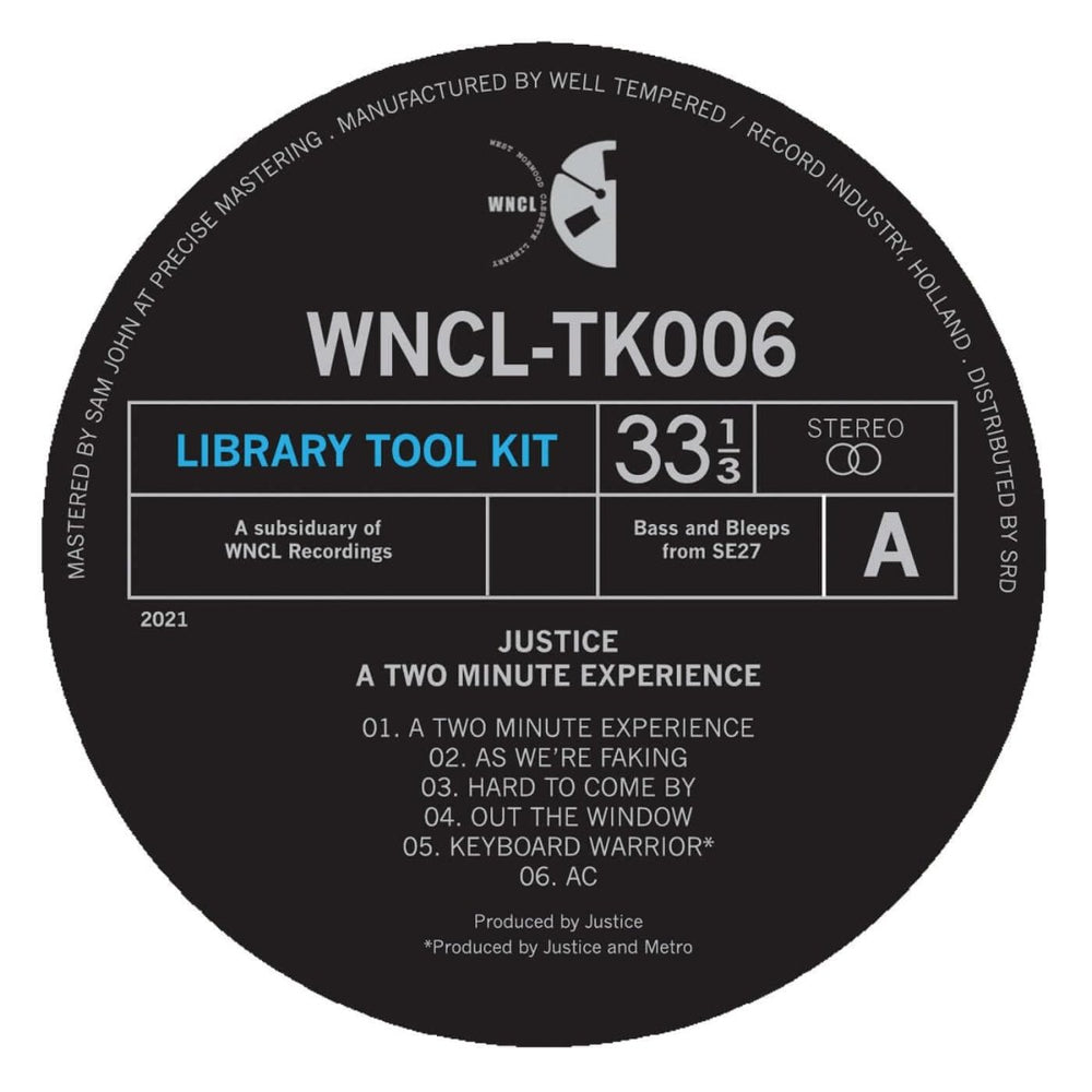 Justice - 'A Two Minute Experience' Vinyl Vinyl