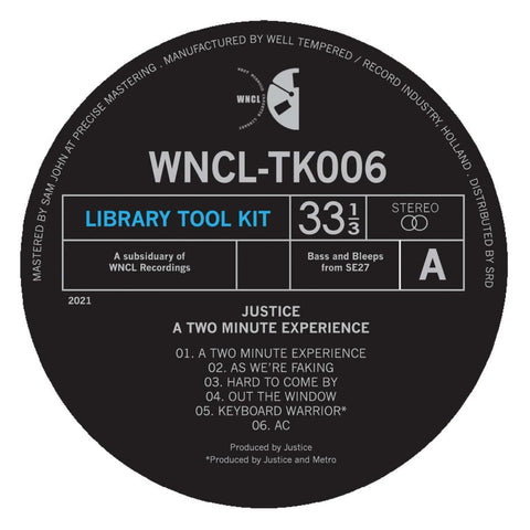 Justice - 'A Two Minute Experience' Vinyl Vinyl - Vinyl Record