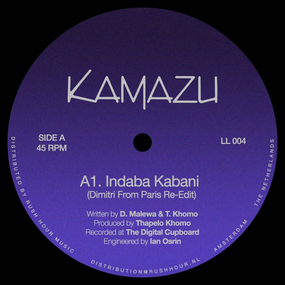 Kamazu - Indaba Kabani (Dimitri From Paris Edit) Vinyl