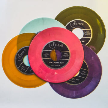 Kelly Finnigan - 'I Don't Wanna Wait' Blue Vinyl Vinyl Vinly Record