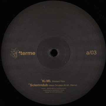 Ki.mi., Solemndub - 'VAFTER03' Vinyl Vinyl Vinly Record