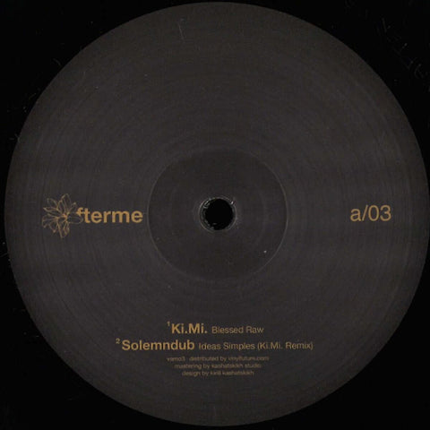 Ki.mi., Solemndub - 'VAFTER03' Vinyl Vinyl - Vinyl Record