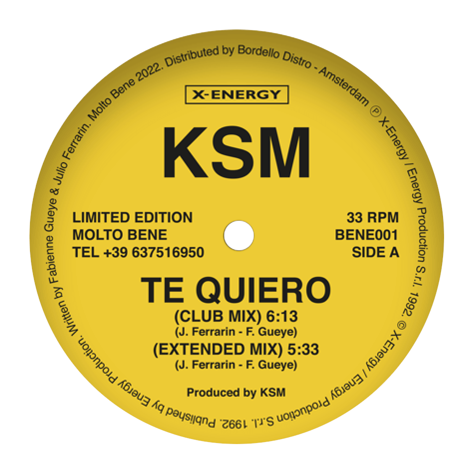 KSM - Te Quiero / I Love You Vinyl