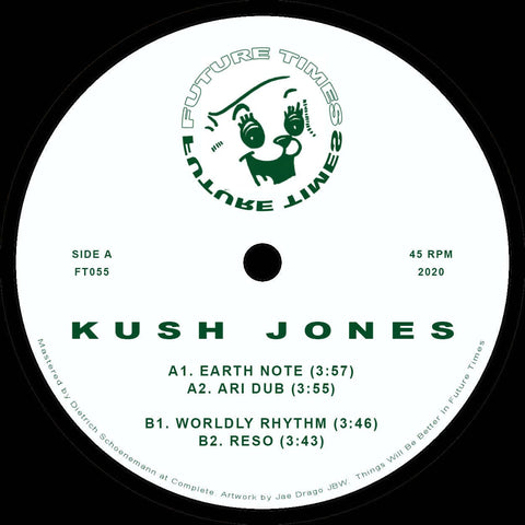 Kush Jones - S/T (Vinyl) - "We couldn’t be happier to put this disc out there. Kush’s first time on wax (his Strictly 4 My CDJs series on his Bandcamp site is essential) is four tracks that just relentlessly provide for the DJ in you. Representing the new - Vinyl Record