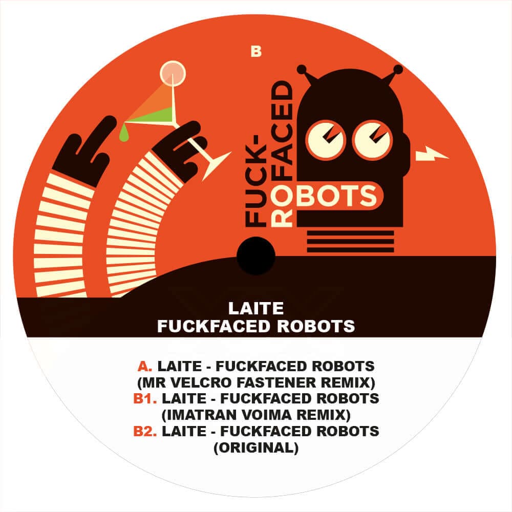 Laite - 'Fuckfaced Robots' Vinyl Vinyl