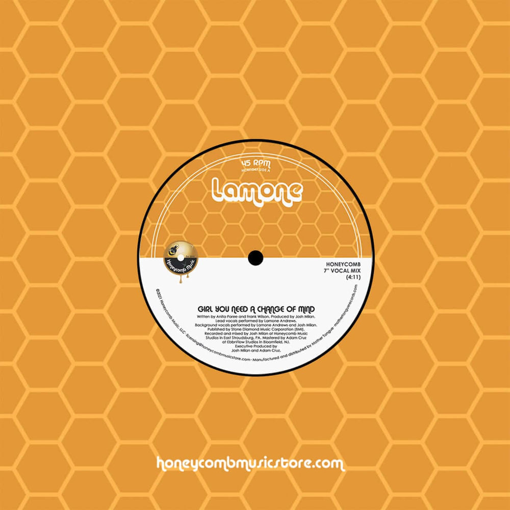 Lamone - Girl You Need A Change Of Mind Vinyl