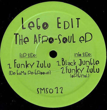 Lego Edit - The Afro - Soul Vinyl Vinly Record
