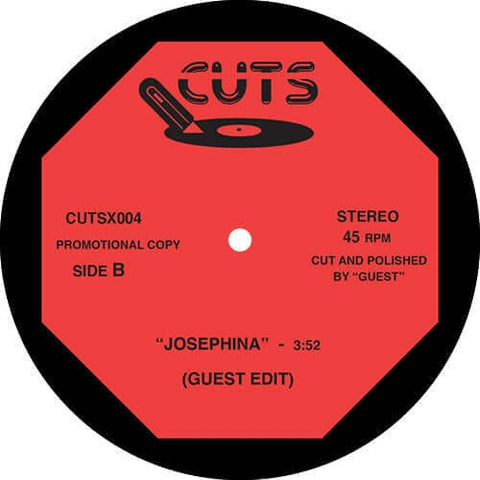 Guest - Guest Mini-Edits No.2 - Artists Guest Genre Disco, Edits Release Date 18 March 2022 Cat No. CUTSX004 Format 7" Vinyl - Cuts - Cuts - Cuts - Cuts - Vinyl Record