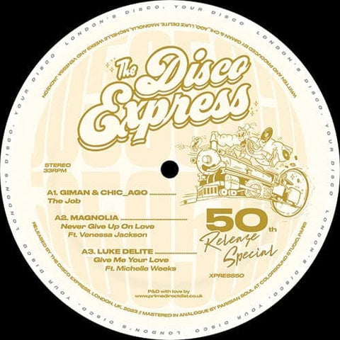 Various - 50th Release Special - Artists Various Genre Disco, Disco House, Nu-DiscoRelease Date 19 May 2023 Cat No. XPRESS50 Format 12" White Vinyl - The Disco Express - The Disco Express - The Disco Express - The Disco Express - Vinyl Record