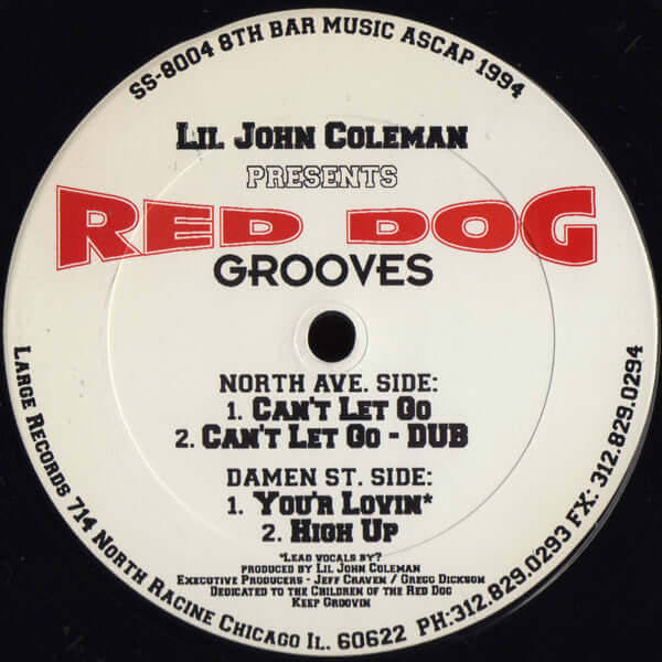 Lil John Coleman* - Red Dog Grooves Vinyl
