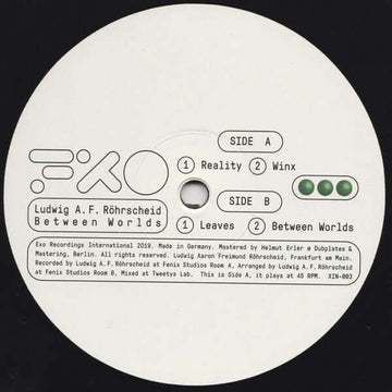 Ludwig A.F. - Between Worlds Vinyl Vinly Record