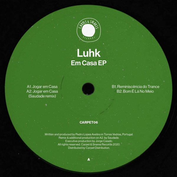 Luhk - Em Casa EP [Ltd. 150 Copies - 1 Per Customer] Vinyl