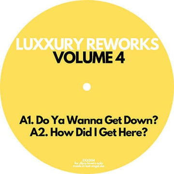 Luxxury - Reworks Volume 4 Vinyl Vinly Record