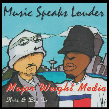 Major Weight Media - Music Speaks Louder Vinyl Vinly Record