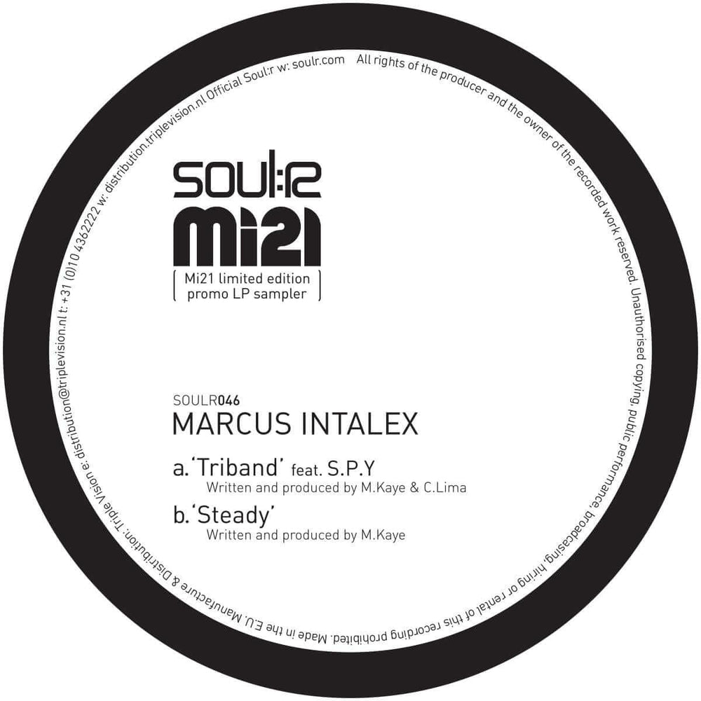 Marcus Intalex - Triband / Steady Vinyl