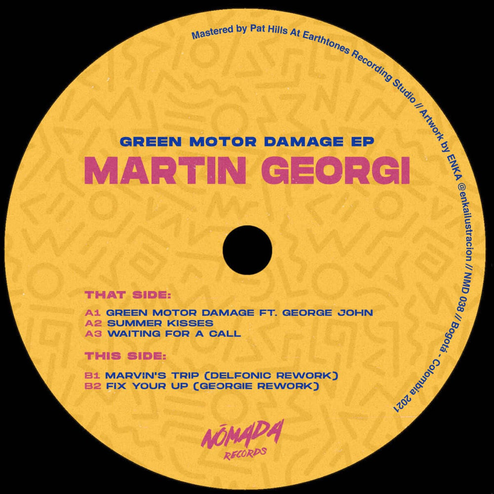Martin Georgi - 'Motor City Damage' Vinyl Vinyl