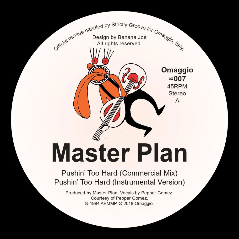 Master Plan - Pushin Too Hard [Warehouse Find] Vinyl