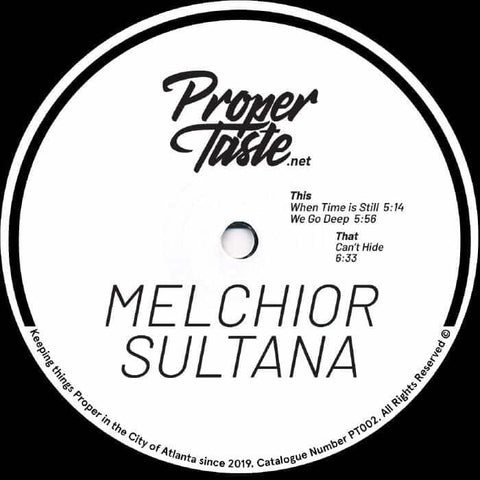 Melchior Sultana - When Time Is Still EP [Ltd. 200 Copies] Vinyl - Vinyl Record