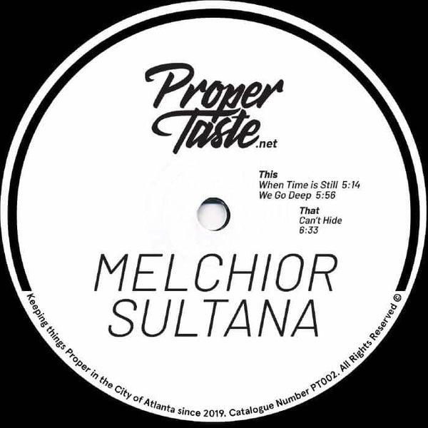 Melchior Sultana - When Time Is Still EP [Ltd. 200 Copies] Vinyl