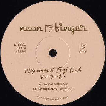 Misumami & First Touch - Prove Your Love Vinyl Vinly Record