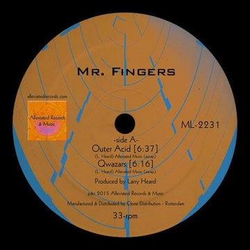 Mr. Fingers - Outer Acid - Artists Mr. Fingers Genre Deep House Release Date Cat No. ML-2231 Format 12