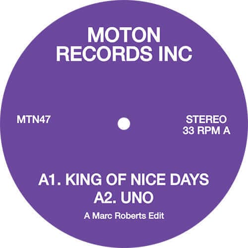 Moton Records Inc - Marc Roberts Edits Vinyl