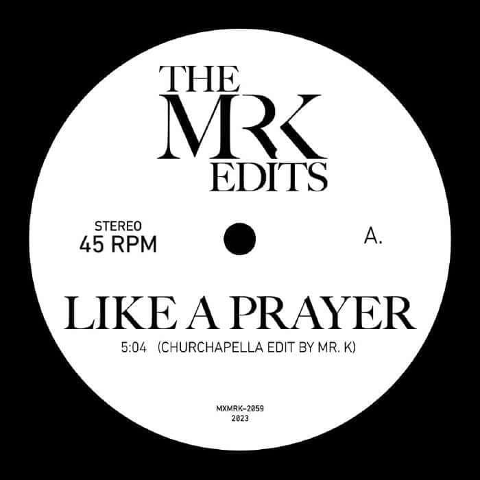 Mr K Edits - Like A Prayer Vinyl