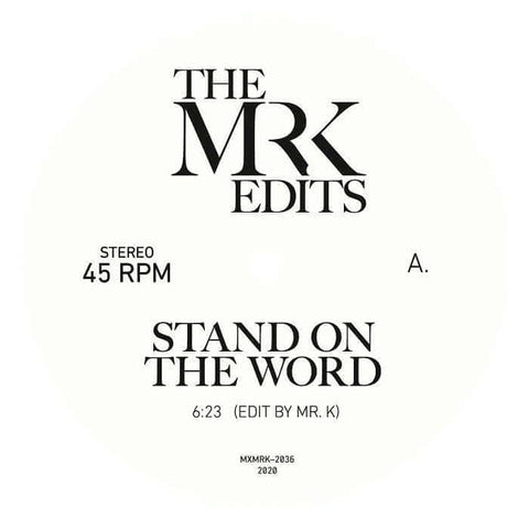 Mr K - Stand On The Word [Warehouse Find] Vinyl - Vinyl Record