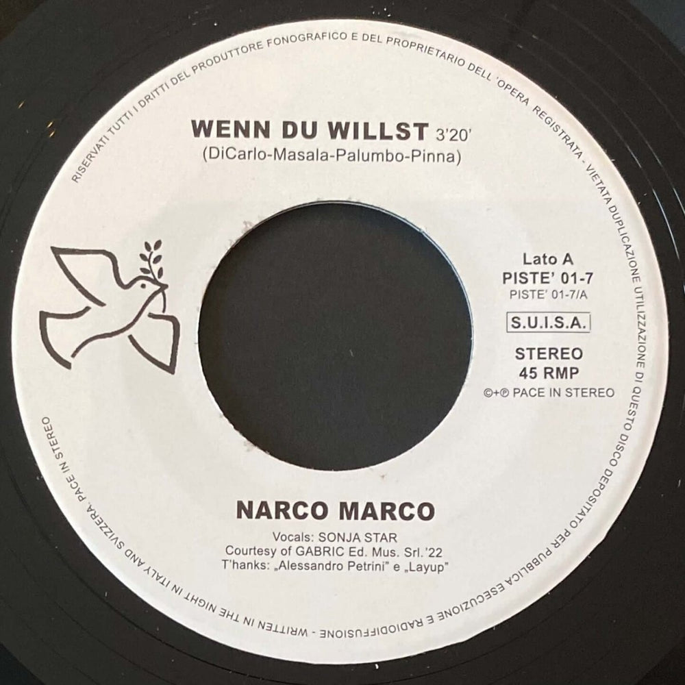 Narco Marco - 'Wenn Du Willst' Vinyl Vinyl