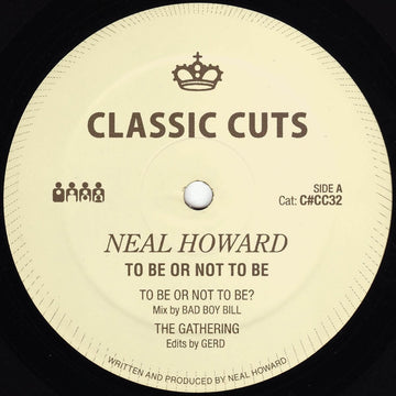 Neal Howard - To Be Or Not To Be EP Vinyl Vinly Record
