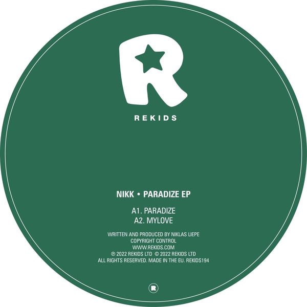 NIKK - Paradize Vinyl
