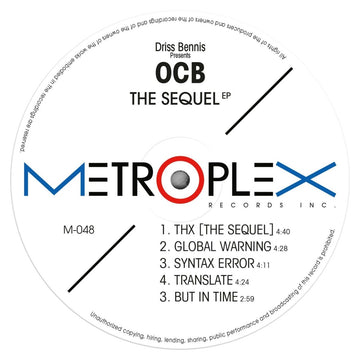 OCB - The Sequel Vinyl Vinly Record