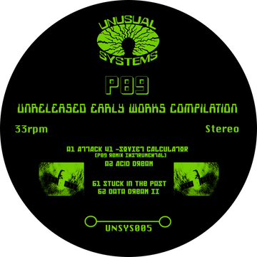 P89 - Unreleased Early Works Compilation [2xLP] Vinyl Vinly Record