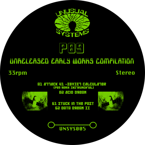 P89 - Unreleased Early Works Compilation [2xLP] Vinyl - Vinyl Record