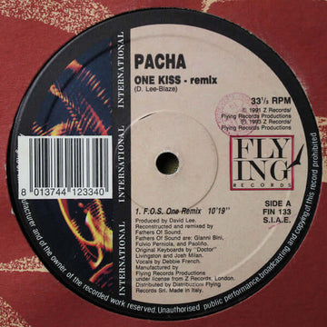 Pacha - One Kiss (Remix) Vinyl Vinly Record