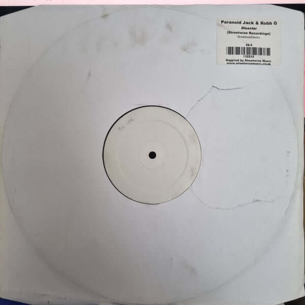 Paranoid Jack & Robb G - Disaster Vinyl