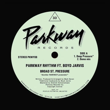 Parkway Rhythm - Broad Street Pressure [Warehouse Find] Vinyl Vinly Record