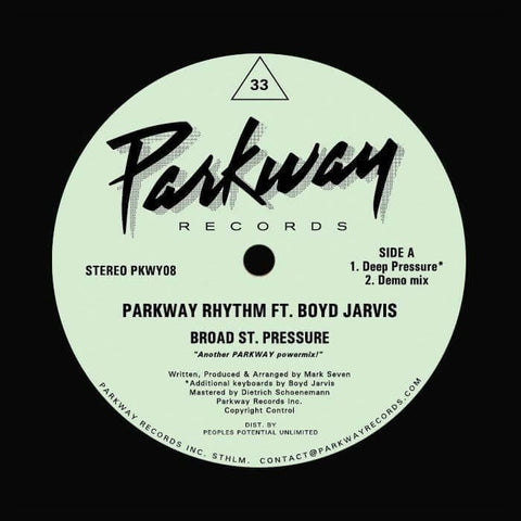 Parkway Rhythm - Broad Street Pressure [Warehouse Find] Vinyl - Vinyl Record