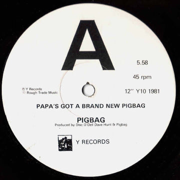 Pigbag - Papa's Got A Brand New Pigbag Vinyl Vinly Record