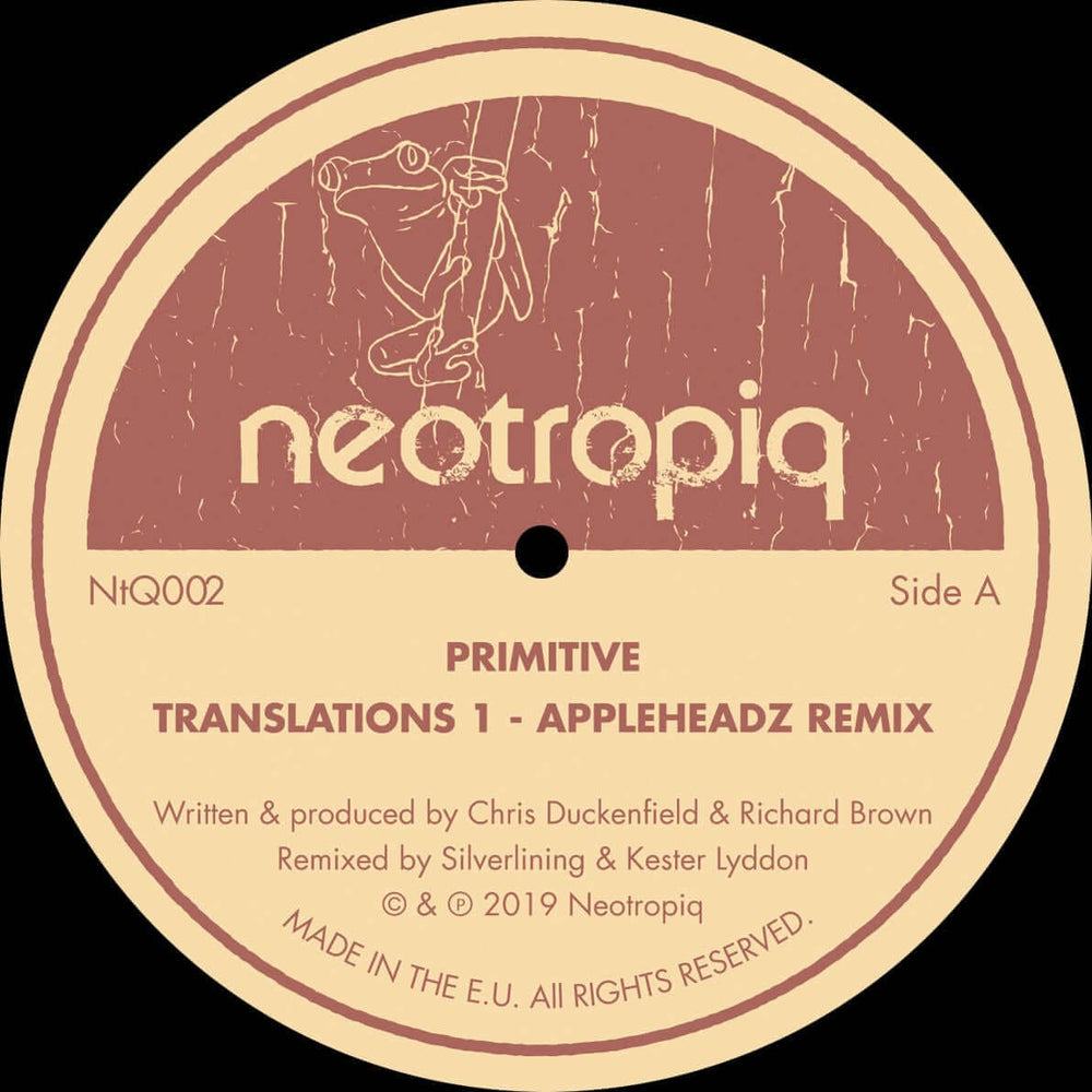 Primitive / Appleheadz - Translations 1 (Appleheadz Remix) [Warehouse Find] Vinyl