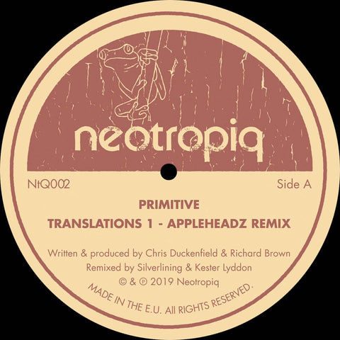 Primitive / Appleheadz - Translations 1 (Appleheadz Remix) [Warehouse Find] Vinyl - Vinyl Record