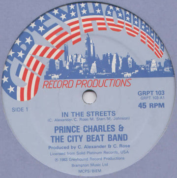Prince Charles And The City Beat Band - In The Streets Vinyl Vinly Record