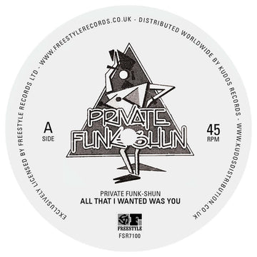 Private Funk - Shun - All That I Wanted Was You / Fantasy Vinyl Vinly Record