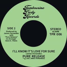 Pure Release - I'll Know It's Love For Sure Vinyl Vinly Record
