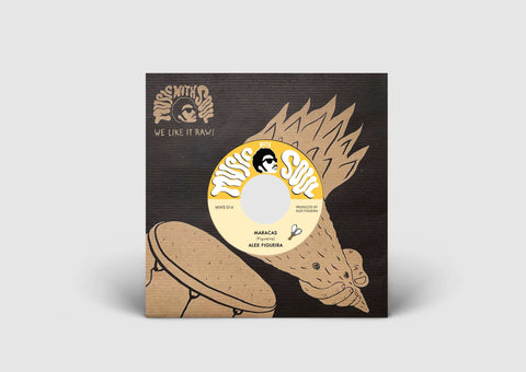Alex Figuera - Maracas / Grasping & Wishing 7" (Vinyl) - Alex Figuera - Maracas / Grasping & Wishing 7" (Vinyl) - Fresh one on Music With Soul - a channel for hot 7"s that always fly out here. TIP! "Two and a half frenetic minutes that sound like Aphex Tw - Vinyl Record